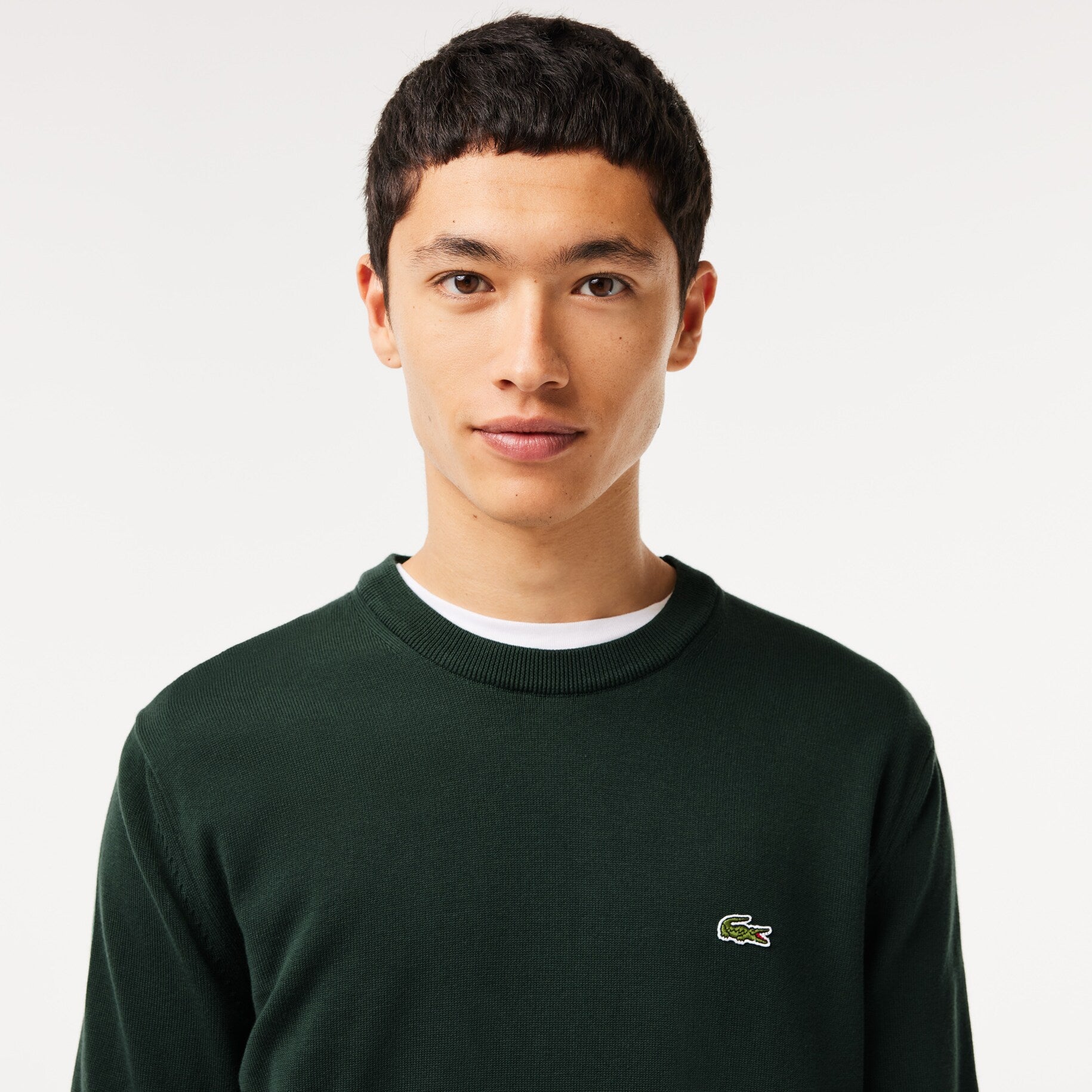 Grey shop lacoste jumper