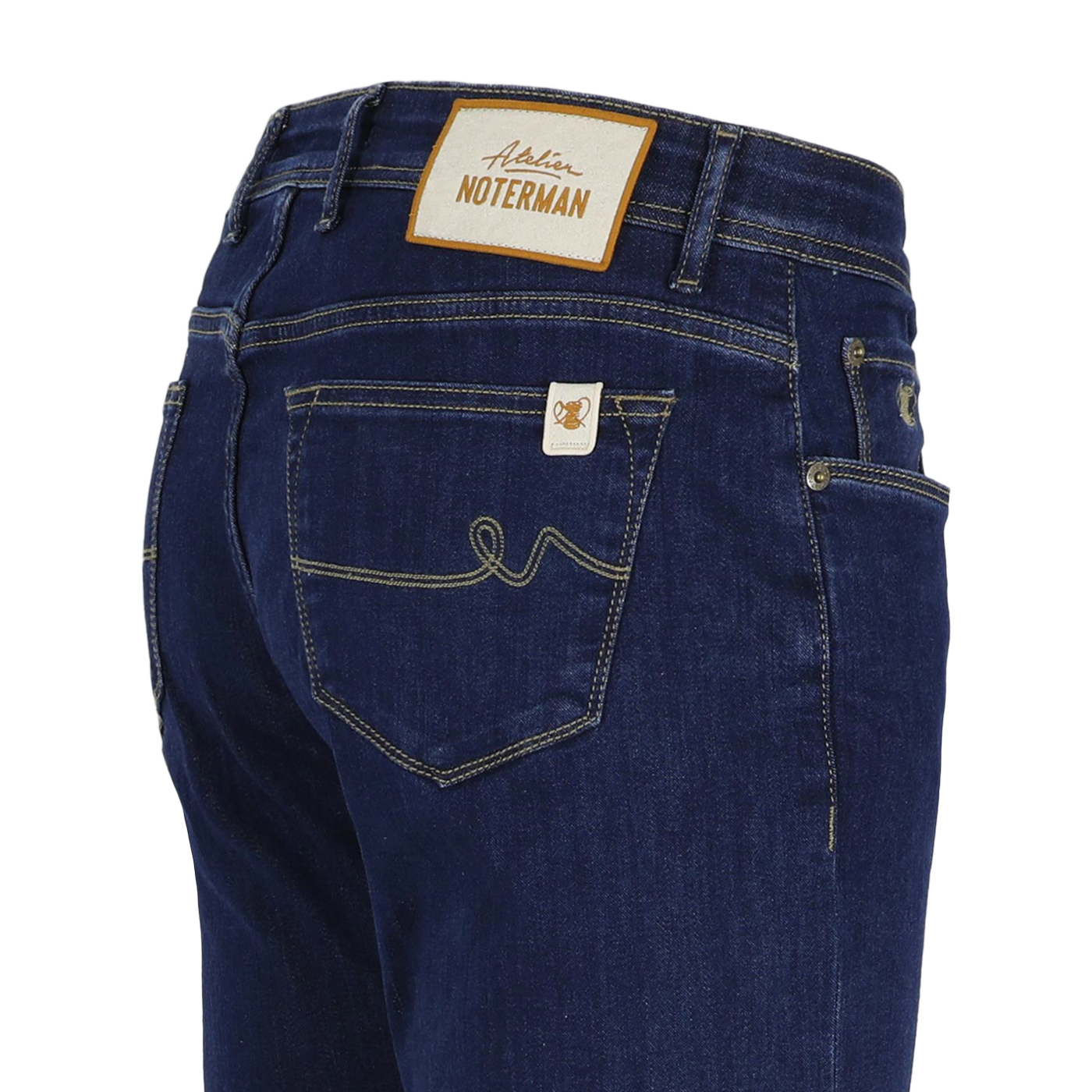 Indigo slim fit jeans Atelier Noterman - ATN01S-A33-1925/112