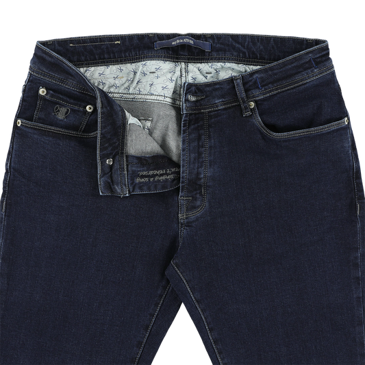 Donker indigo slim fit jeans Atelier Noterman - ATN01S-A35-1484/103