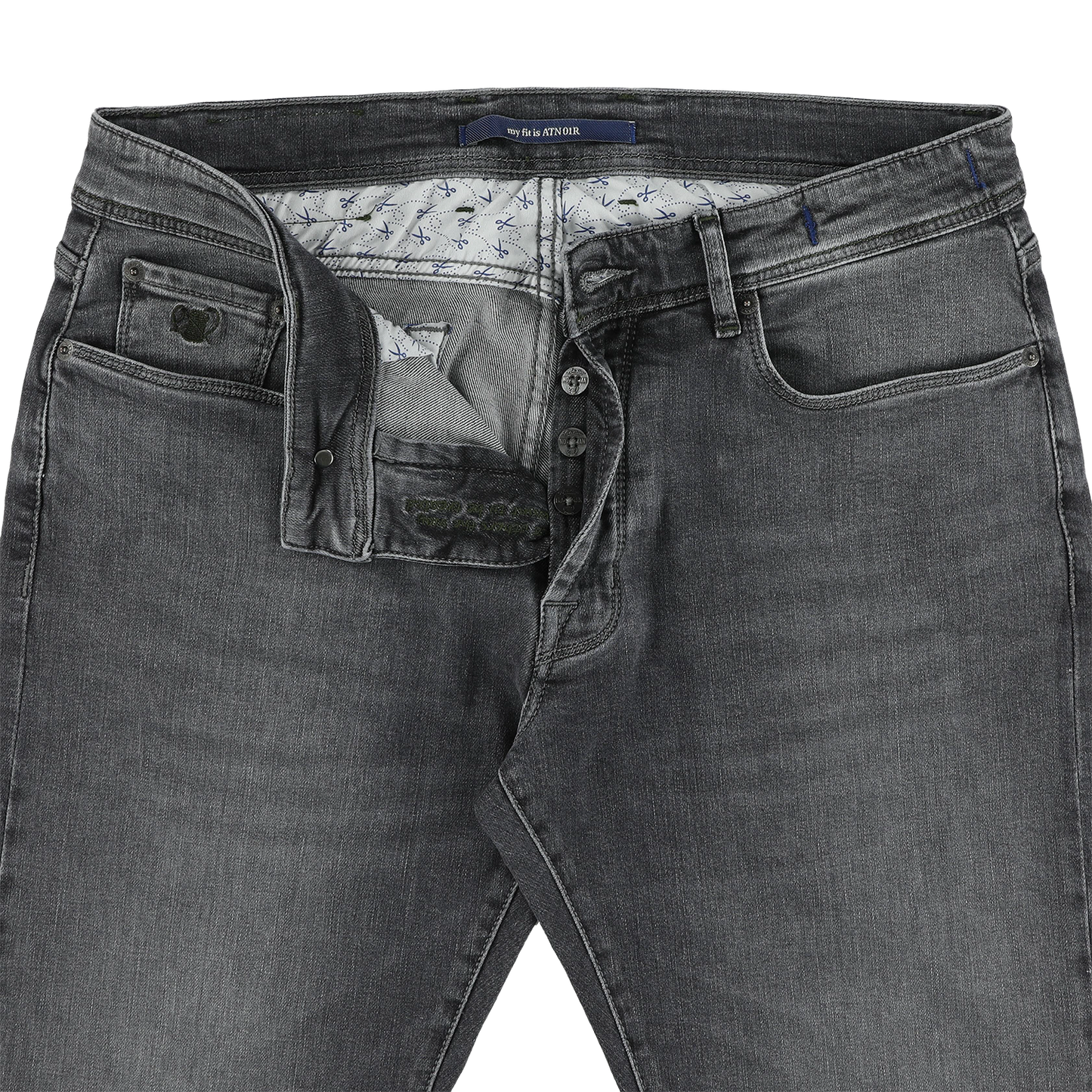 Grijze slim fit jeans Atelier Noterman - ATN01S-A13 1147/105