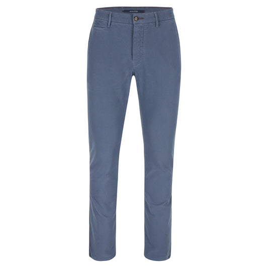 Blue cotton slim fit trousers Atelier Noterman - ATN05-A72 1803/266