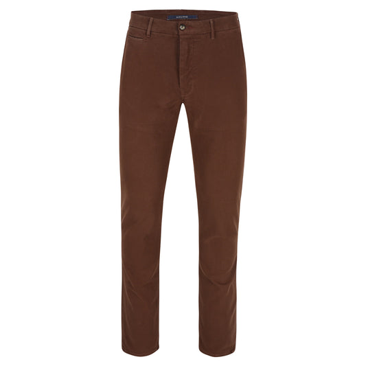 Rust cotton slim fit trousers Atelier Noterman - ATN05-A72 1803/460