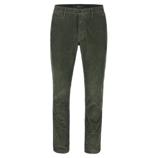 Green corduroy slim fit trousers Atelier Noterman - ATN05-A73 1585/372