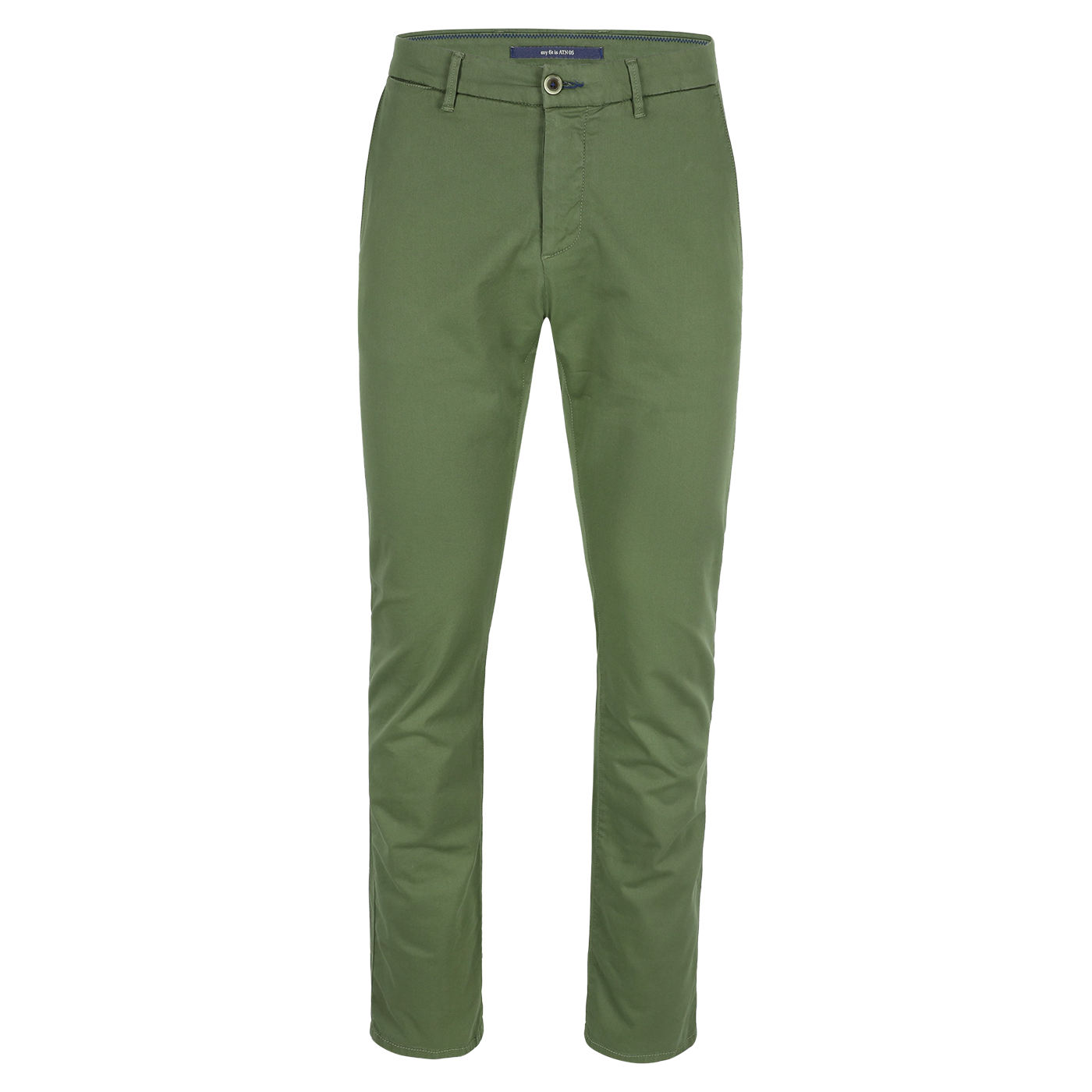 Blauwe katoenen slim fit broek Atelier Noterman - ATN05-A76-1589/266