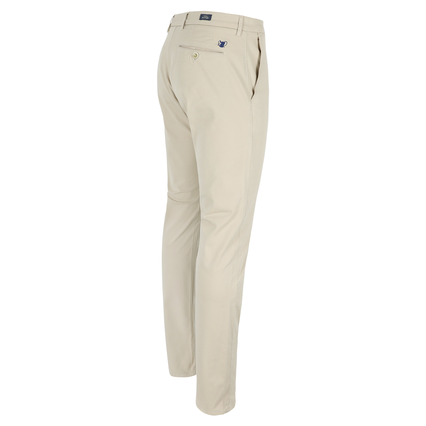 Blauwe katoenen slim fit broek Atelier Noterman - ATN05-A76-1589/266