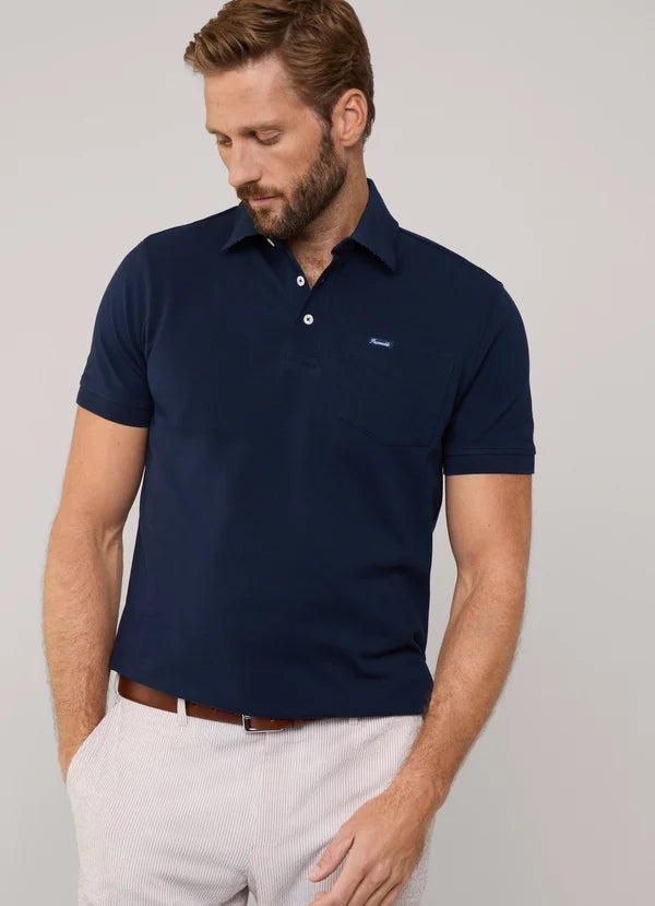 Navy cotton regular fit polo Façonnable - FM540498/585