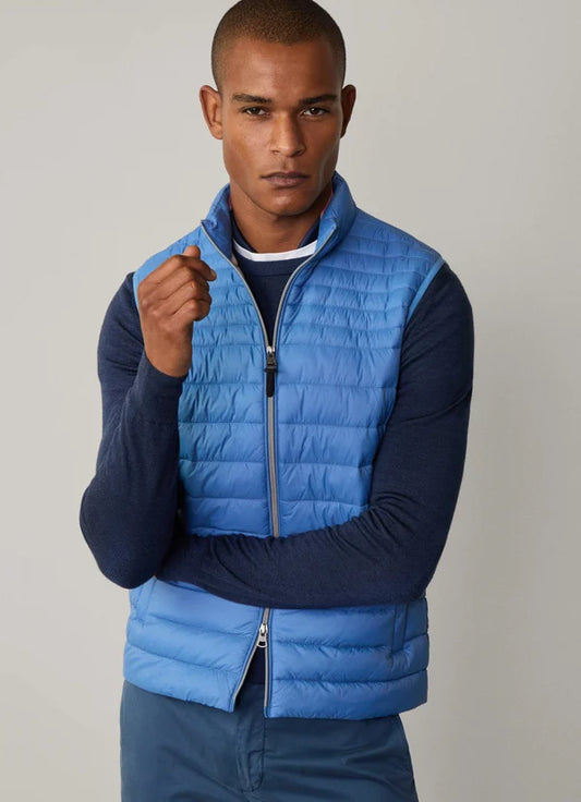 Blauwe bodywarmer Hackett - HM403313/553