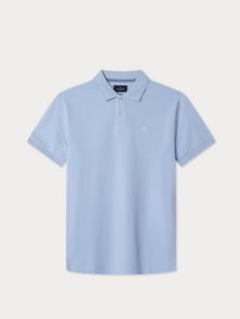 Light blue slim fit cotton polo Hackett - HM563426/534