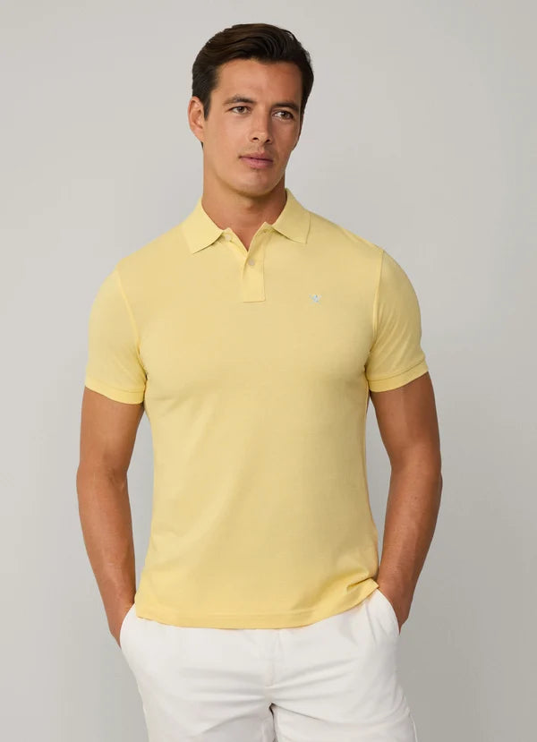 Light blue slim fit cotton polo Hackett - HM563426/534