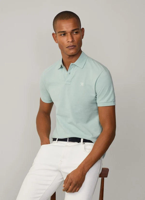 Coral slim fit cotton polo Hackett - HM563426/179