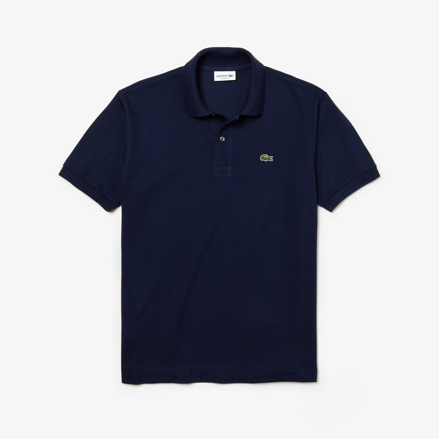 Kobaltblauwe katoenen klassieke pasvorm polo Lacoste - L1212-41/IXW