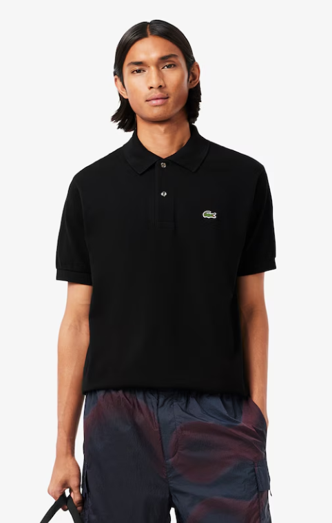 Black classic fit cotton polo Lacoste - L1212-51/031