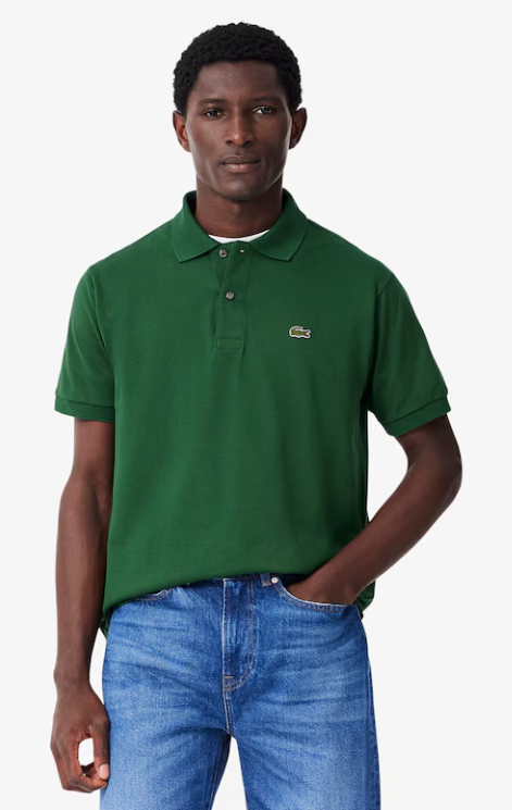 Green classic fit cotton polo Lacoste - L1212-51/132