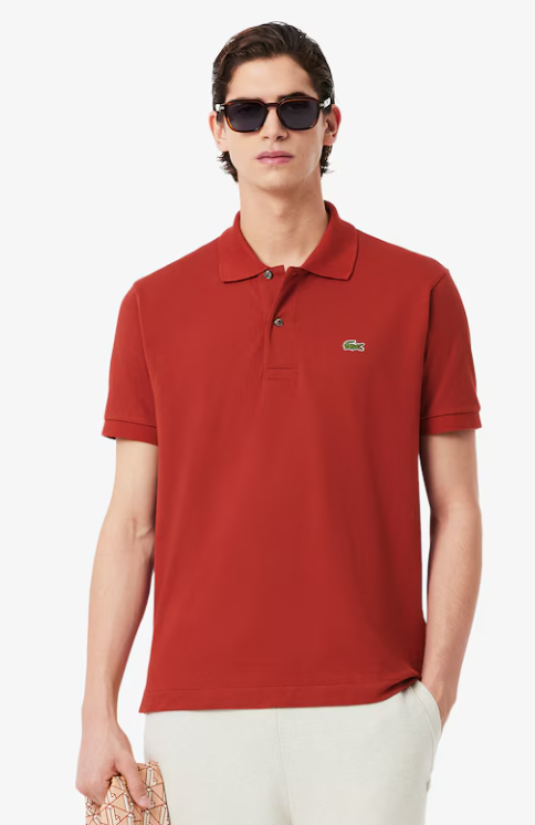 Red classic fit cotton polo Lacoste - L1212-51/AFS