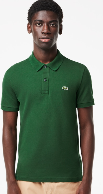 Koraalkleurige katoenen classic fit polo Lacoste - L1212-41/ZV9