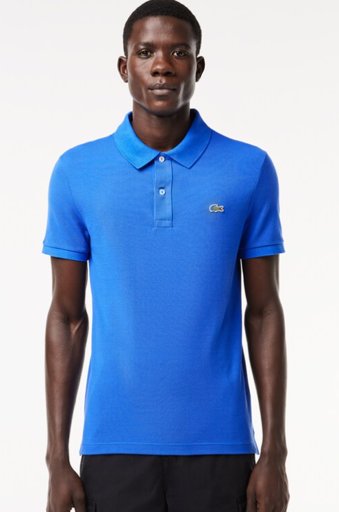 Koraalkleurige katoenen classic fit polo Lacoste - L1212-41/ZV9