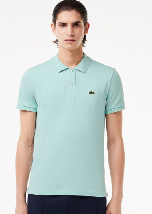 Koraalkleurige katoenen classic fit polo Lacoste - L1212-41/ZV9