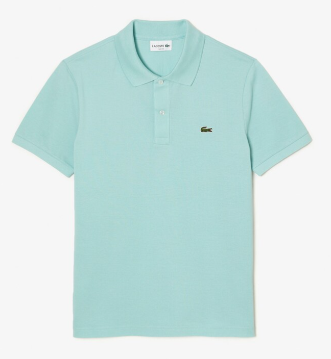 Kobaltblauwe katoenen klassieke pasvorm polo Lacoste - L1212-41/IXW