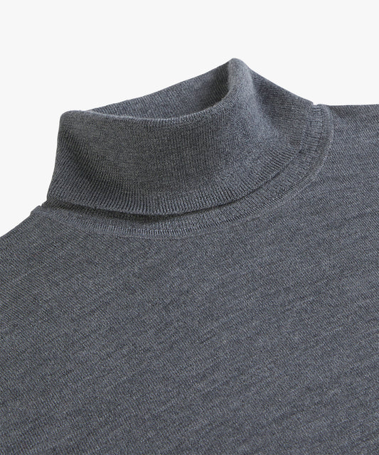 Grey merino turtleneck pullover Profuomo - PPVJ30005A-B-C-F