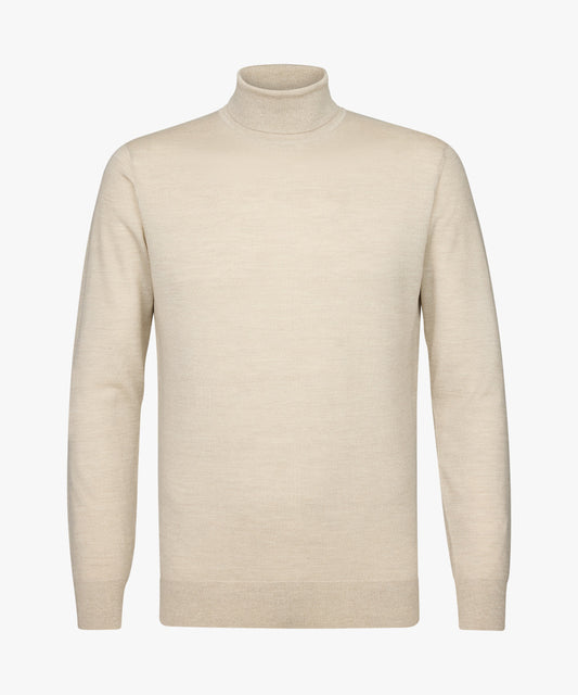 Beige merino turtleneck pullover Profuomo - PPVJ30005A-B-C-F