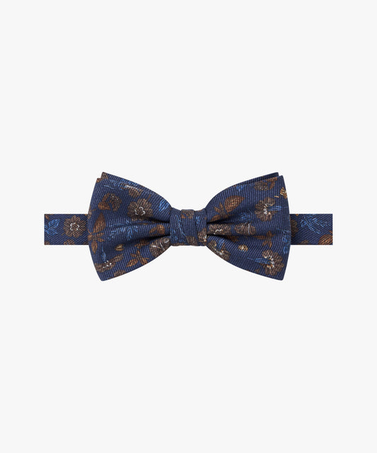 Navy slik bowtie with flowers Profuomo - PPVV30022B