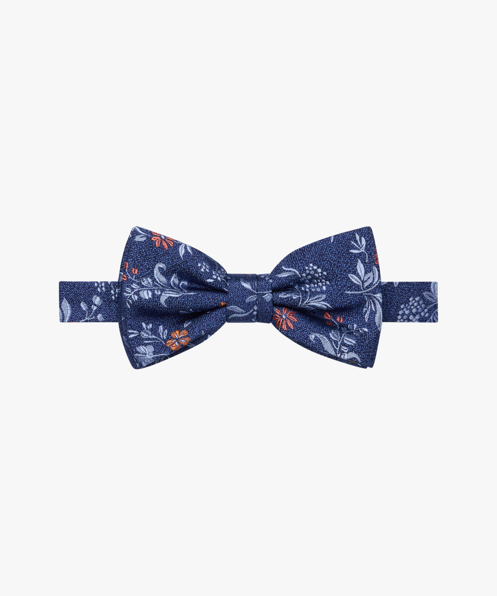 Blue silk bowtie with flowers Profuomo - PPVV30048A