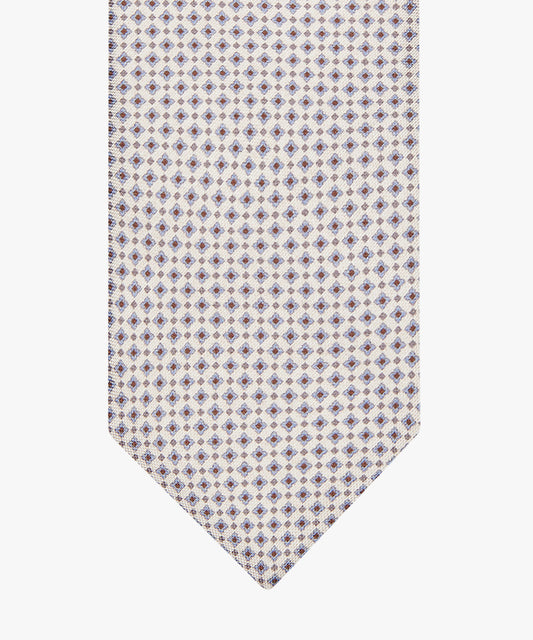 Offwhite silk tie Profuomo - PPWA10041A-B