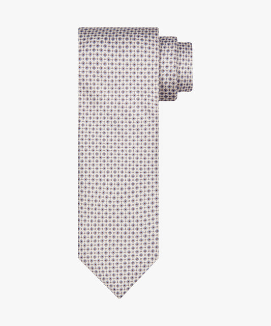 Offwhite silk tie Profuomo - PPWA10041A-B