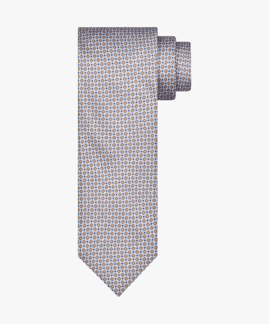 Dark beige silk tie Profuomo - PPWA10041A-B