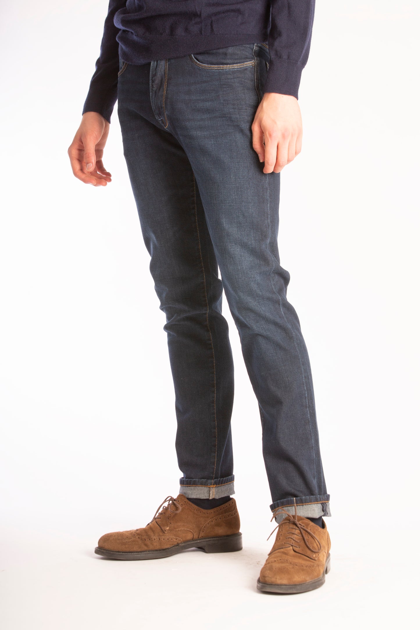 Donker indigo regular fit jeans Zilton - Rodger 08/942