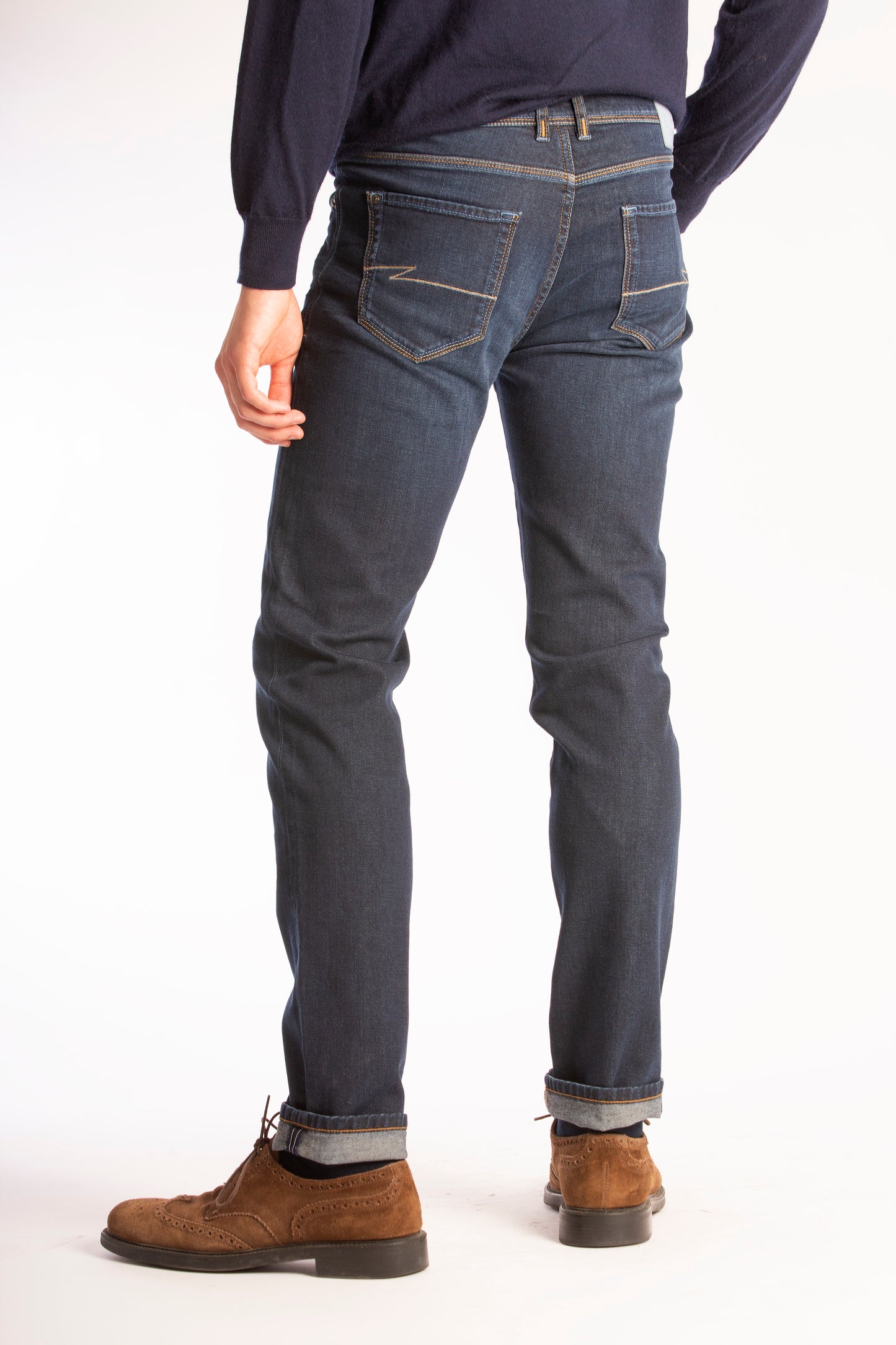 Donker indigo regular fit jeans Zilton - Rodger 08/942