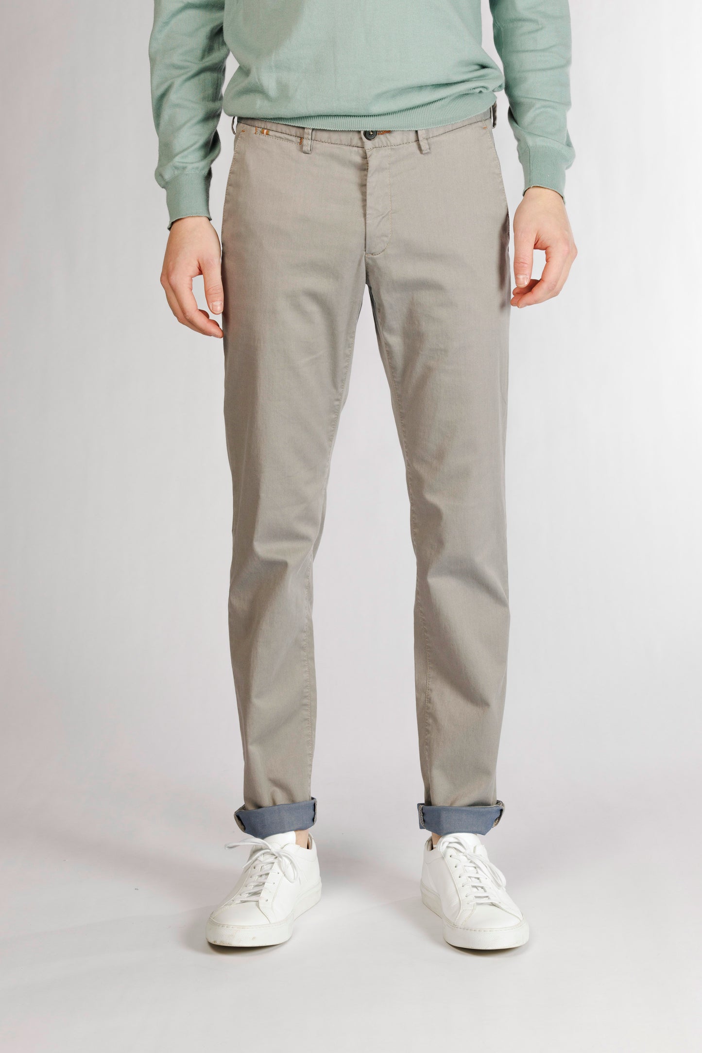 Light blue modern fit trousers Zilton - Sidney-P 39/104