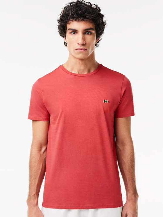 Blue cotton crew neck T-shirt Lacoste - TH6709/IY3