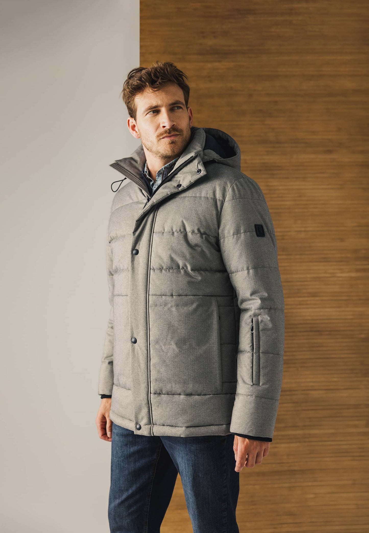 Light grey outdoor jacket State of Art - 24837/1600