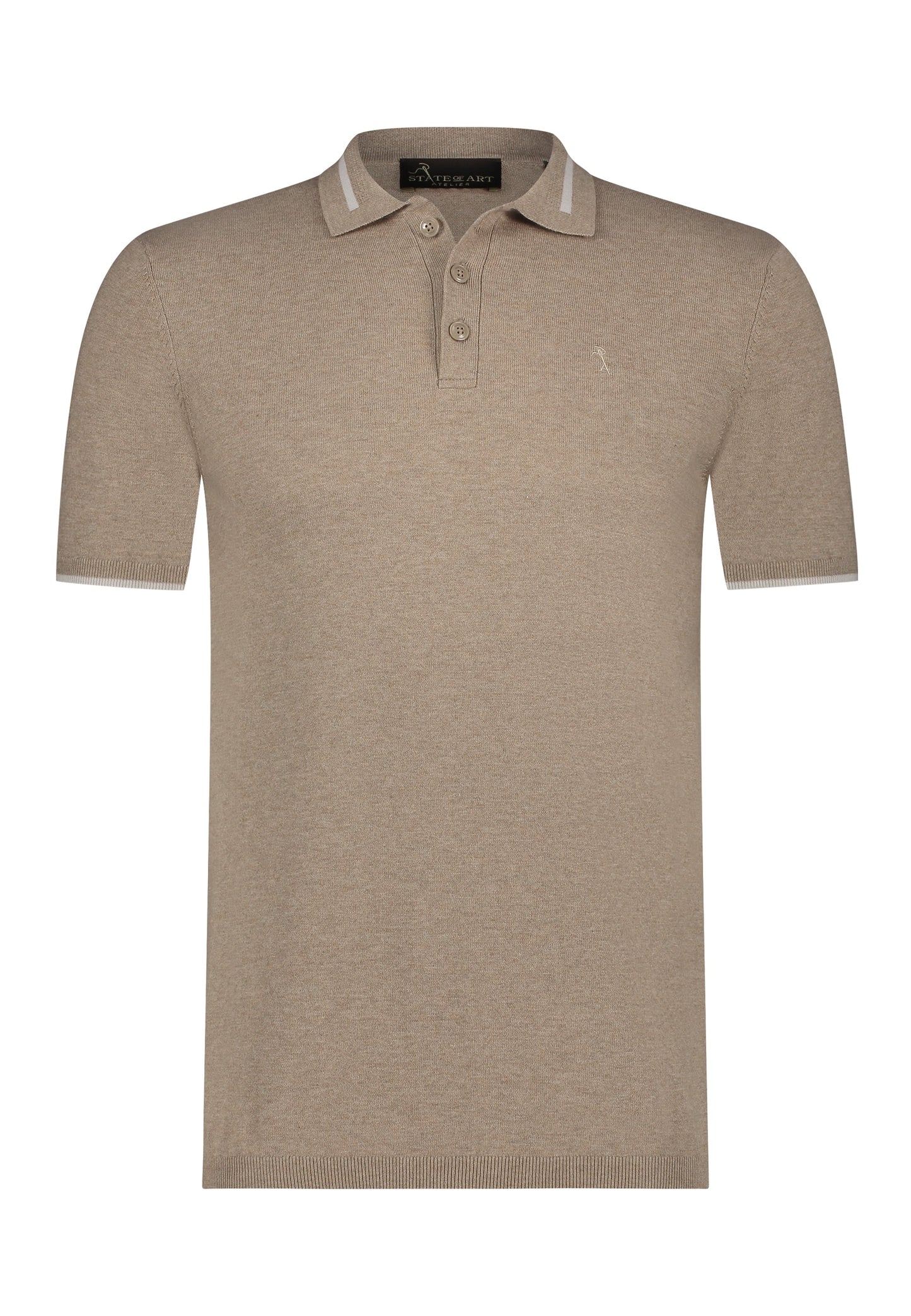 Sand knitted polo State of Art - 14732/1600