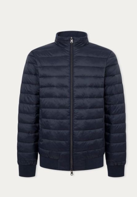 Navy short outdoor jacket Hackett- HM403194/582