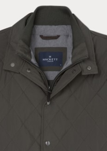 Dark green outdoor jacket Hackett - HM403225/678