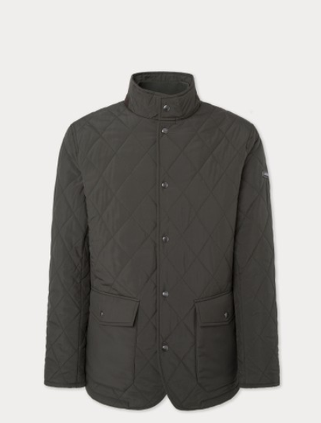 Dark green outdoor jacket Hackett - HM403225/678