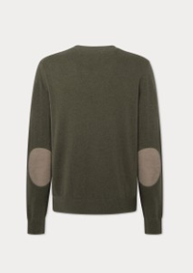 Groene pullover met ronde hals Hackett - HM703246/725